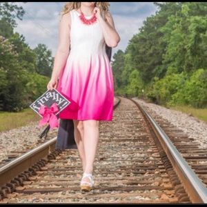 Calvin Klein Pink Ombré dress